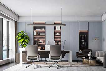 绵阳轻奢风格-书房