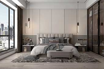 绵阳现代风格-卧室