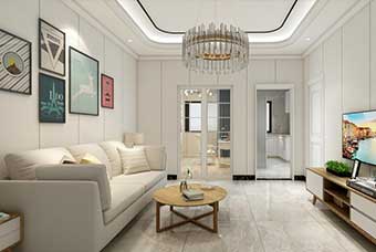 绵阳现代风格-客厅