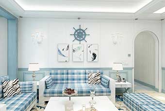 绵阳地中海风格-客厅