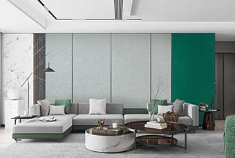 绵阳轻奢风格-客厅