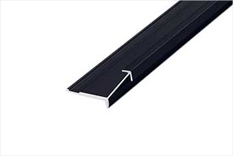 绵阳航空纤维墙咔铝合金阳角线(哑黑氧化)