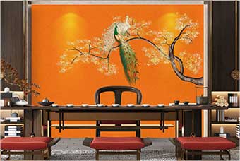 绵阳森佰汇航空纤维墙咔(春花秋月)