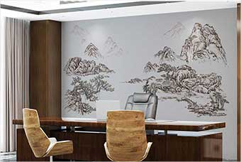 绵阳森佰汇航空纤维墙咔（山水之间）