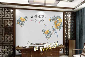 绵阳森佰汇航空纤维墙咔（富贵荣华）