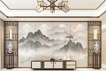 绵阳森佰汇航空纤维(山水画系列)