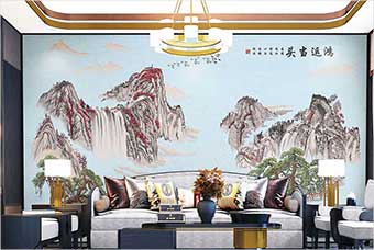 绵阳森佰汇航空纤维墙咔(鸿运当头)